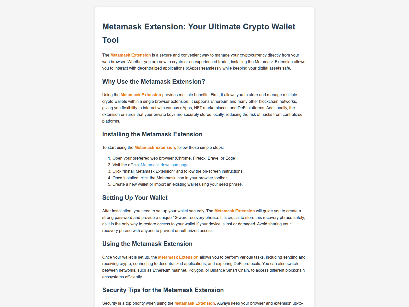 Screenshot of extens-web-meta-maskk-cloud.pages.dev