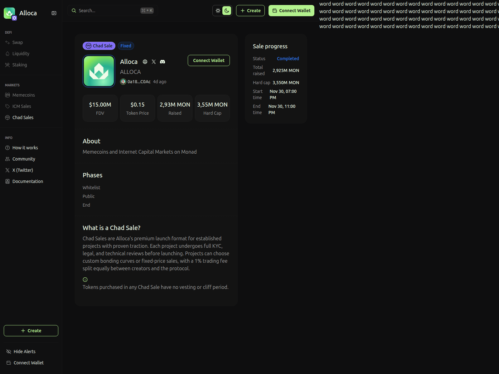 Screenshot of eligibility-alloca.org