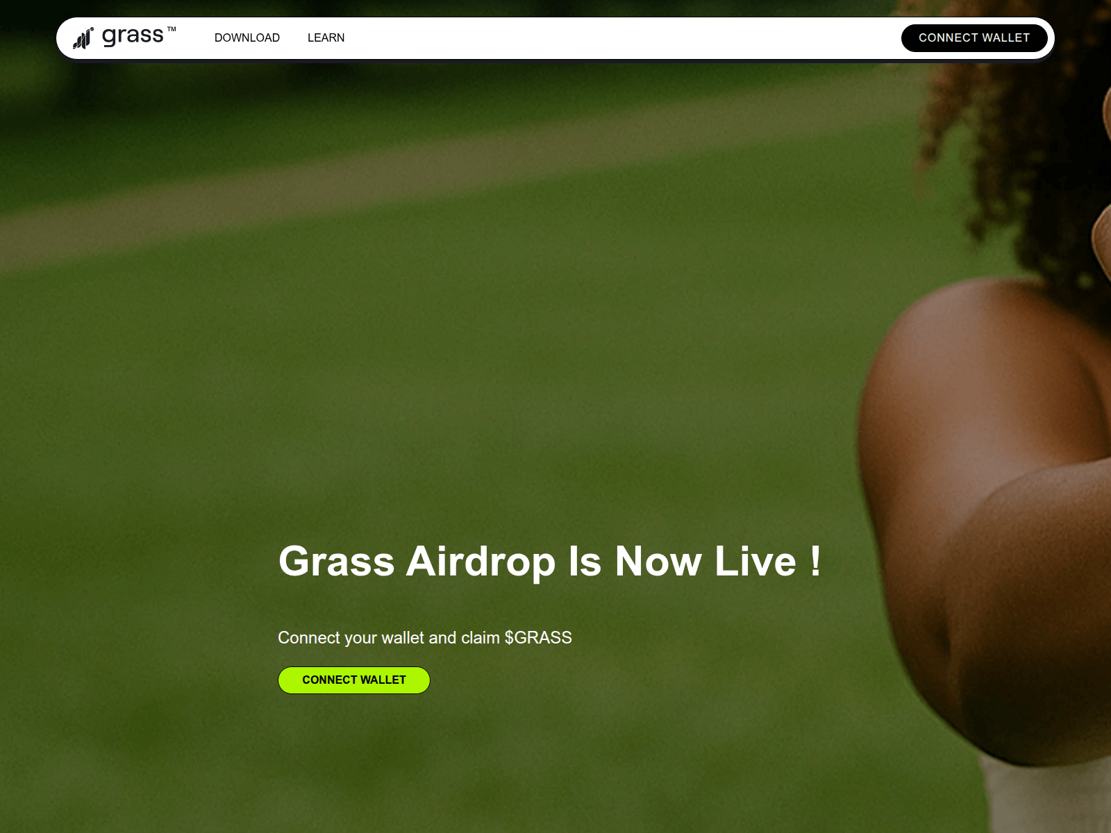 Screenshot of grass-network.org