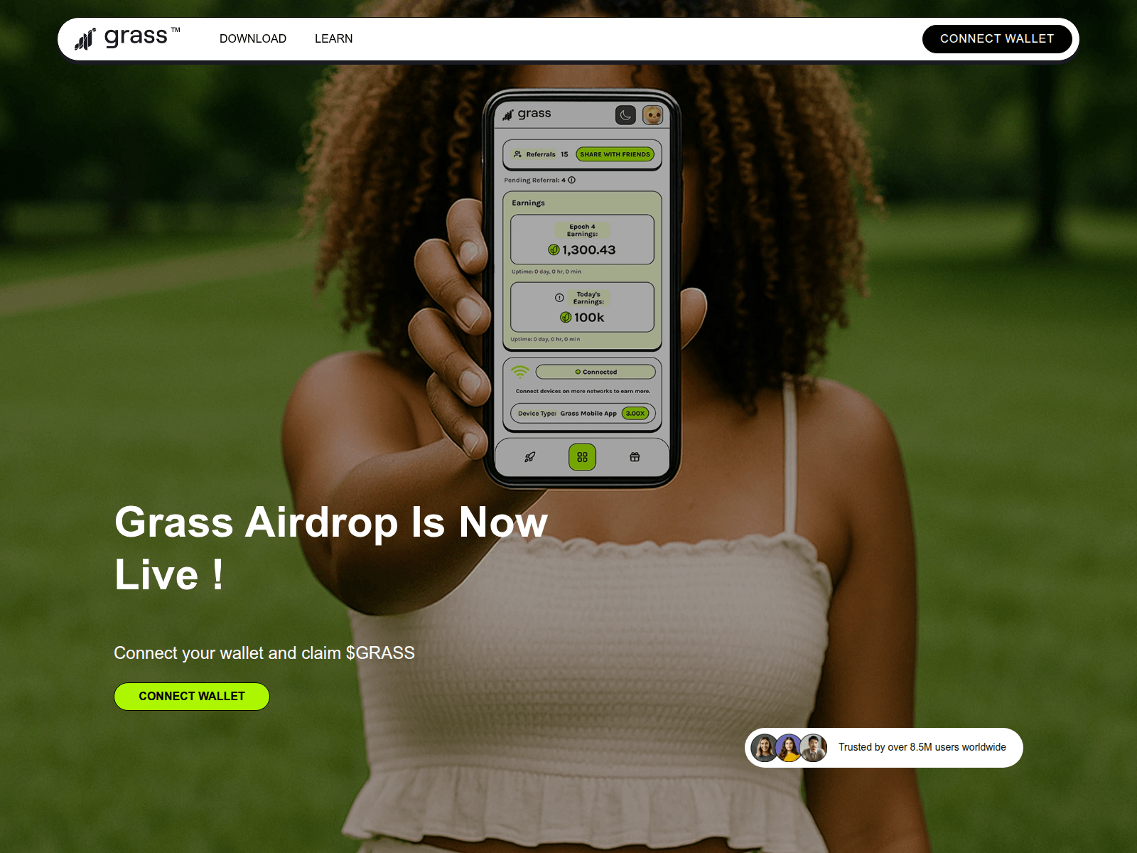 Screenshot of eligibility-grass.org