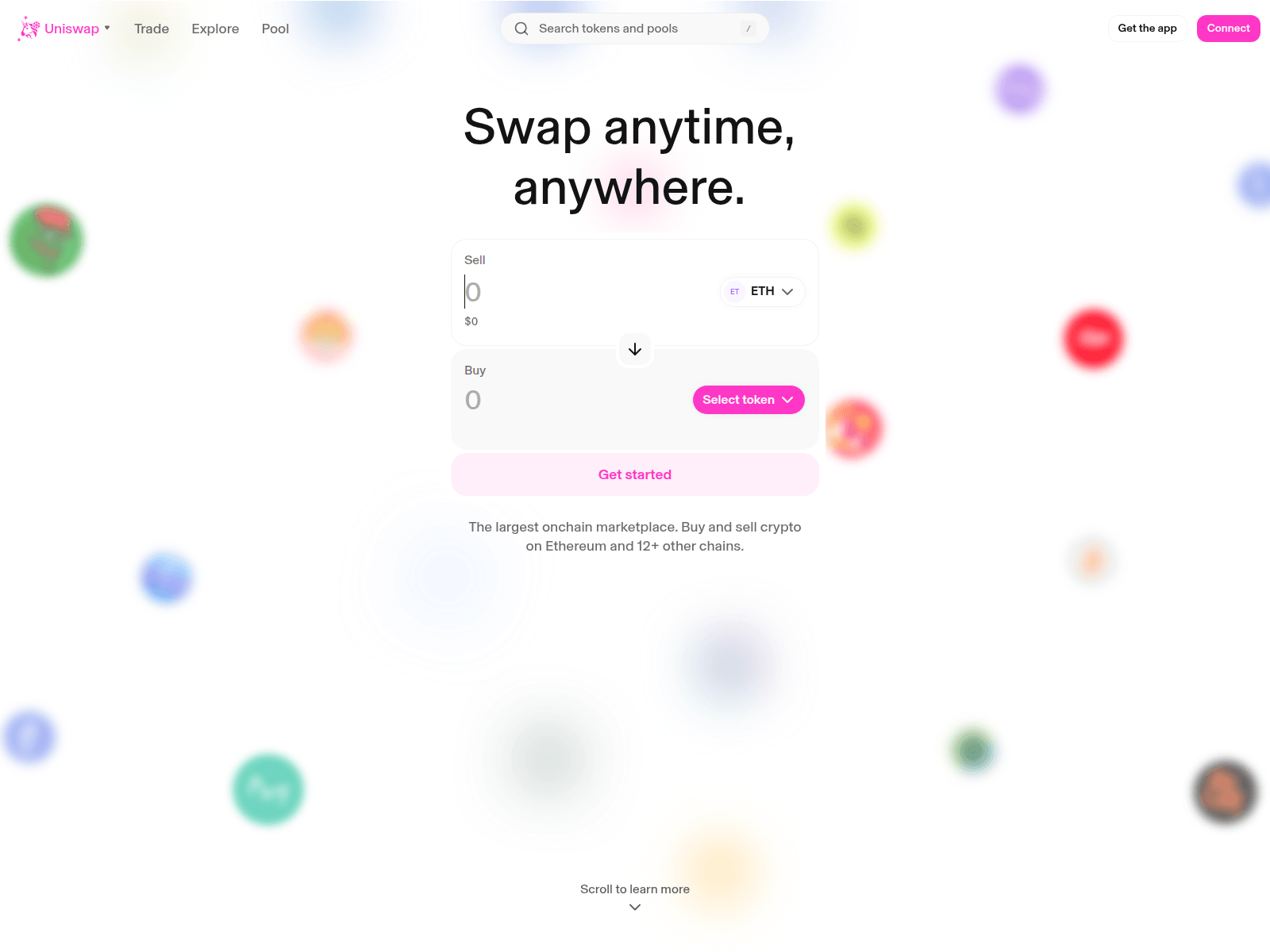 Screenshot of uniswaphub.net