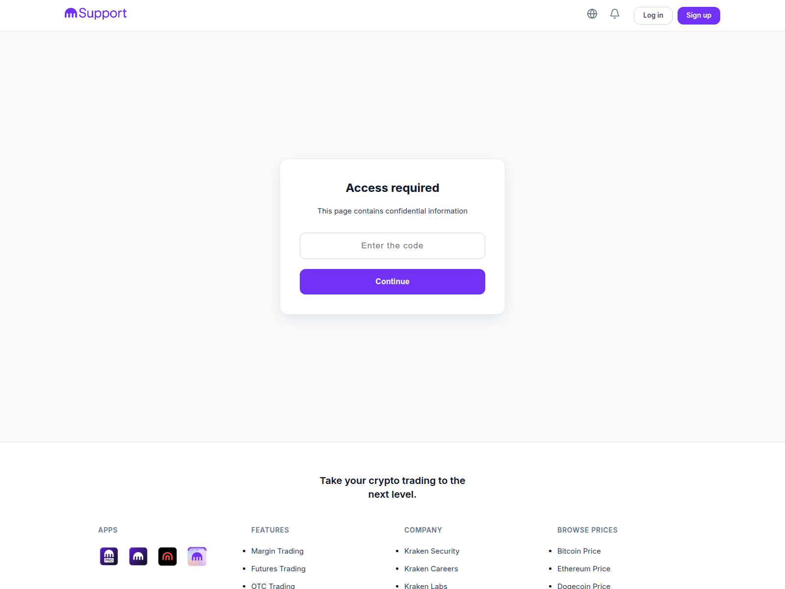 Screenshot of kraken-contract.com