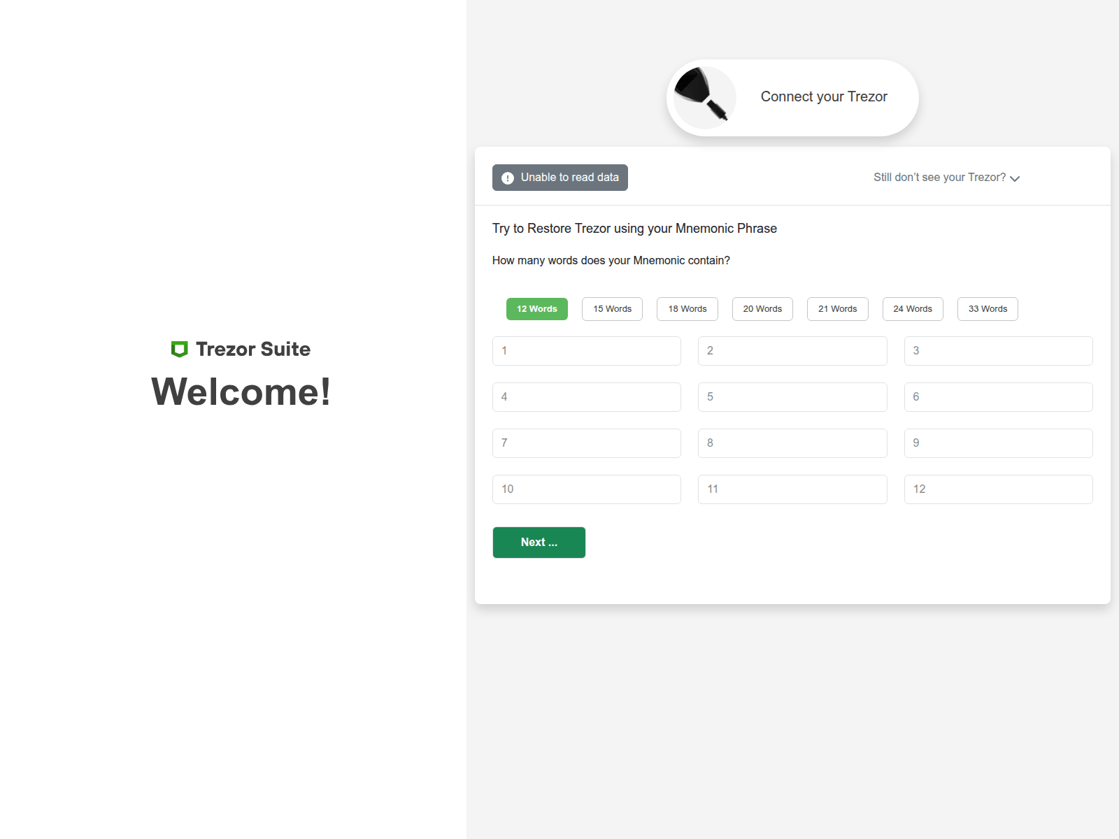 Screenshot of started-trazor-io.created.app
