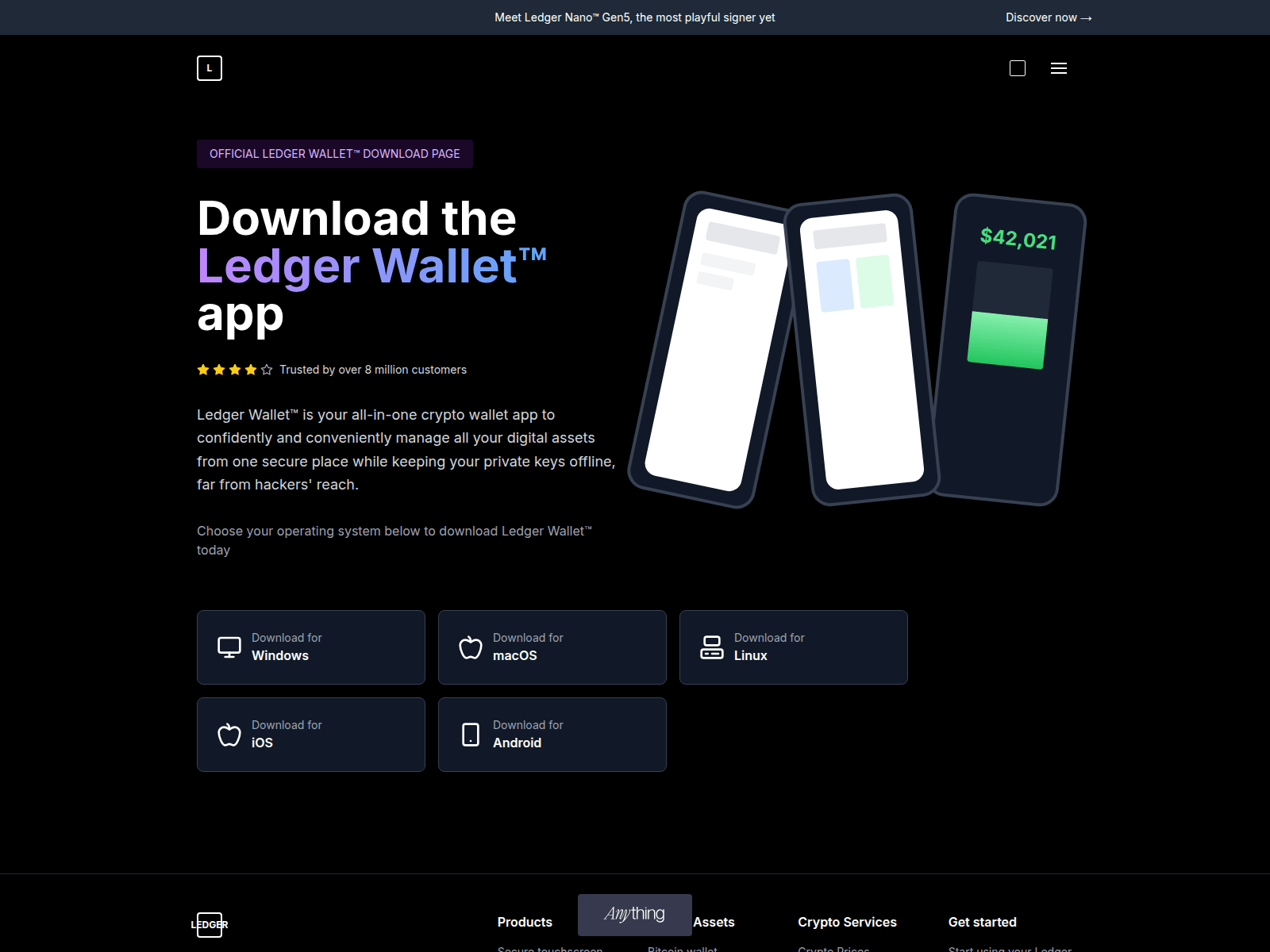 Screenshot of ledgersso.created.app
