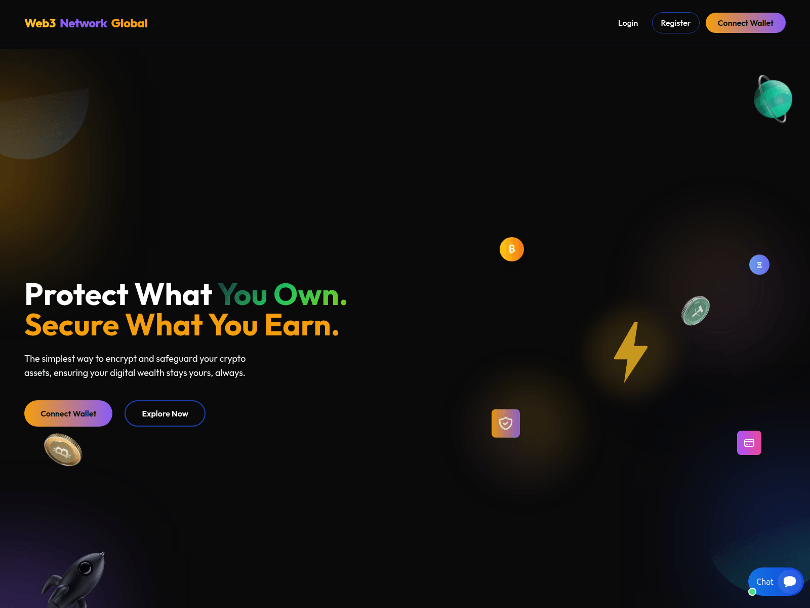 Screenshot of web3networkglobal.com
