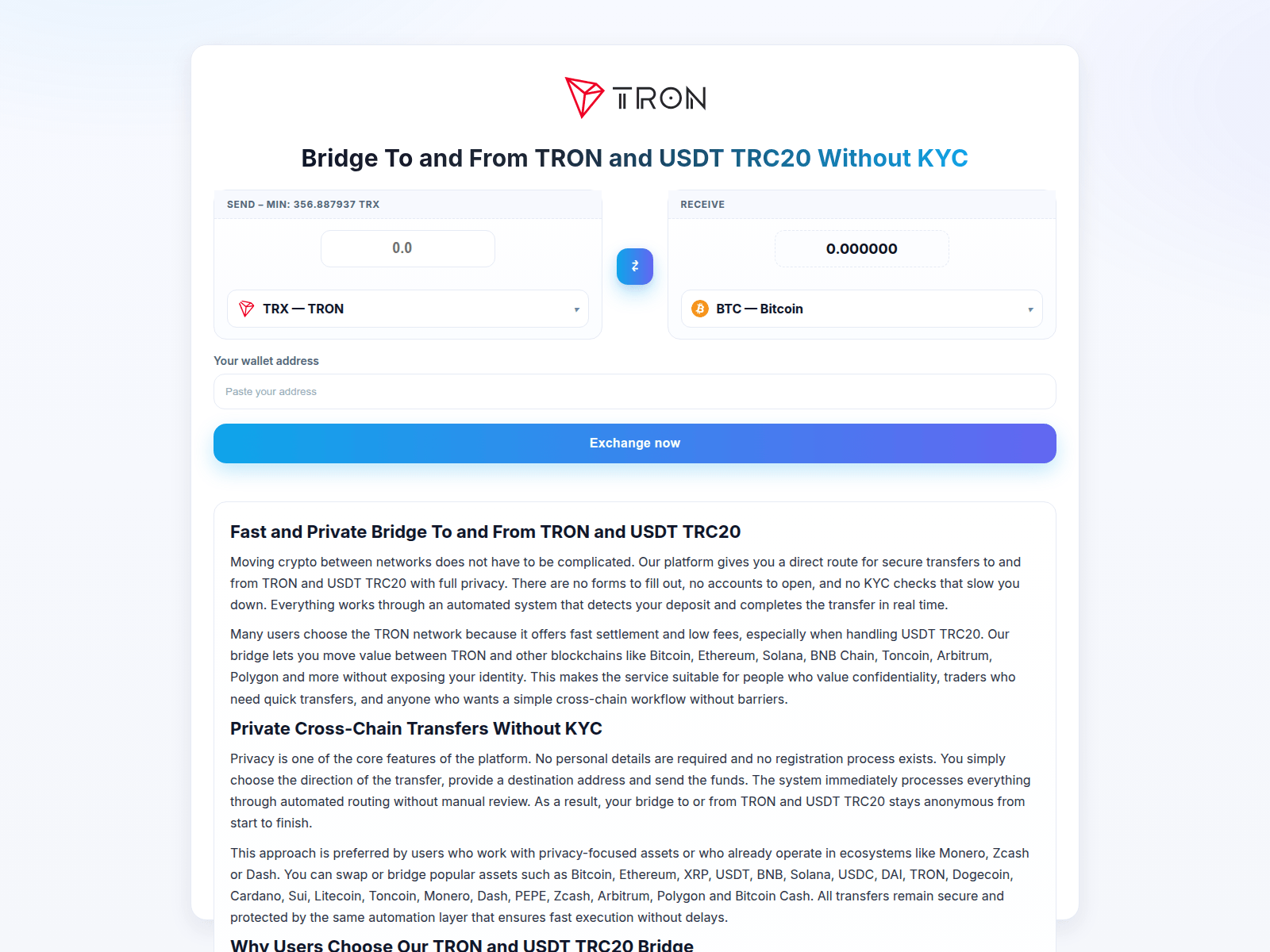 Forensic screenshot of bridge-swap-tron.com