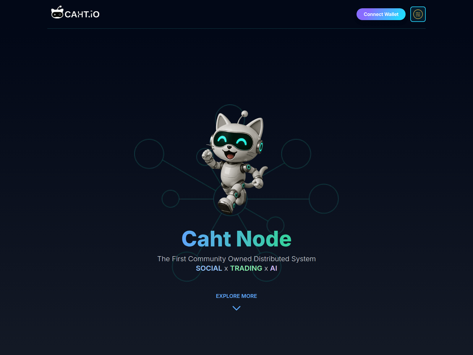 Screenshot of cahtnode.com