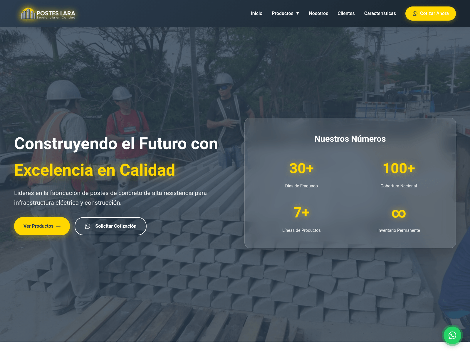 Screenshot of posteslara.com