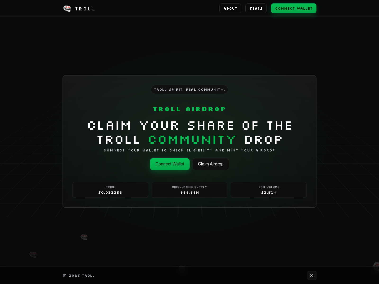 Screenshot of troll-live.xyz