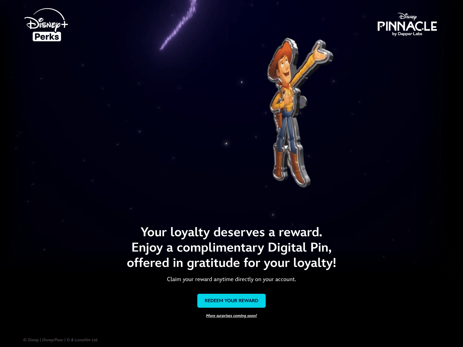 Screenshot of disneypinnacle.sganano.com.pe