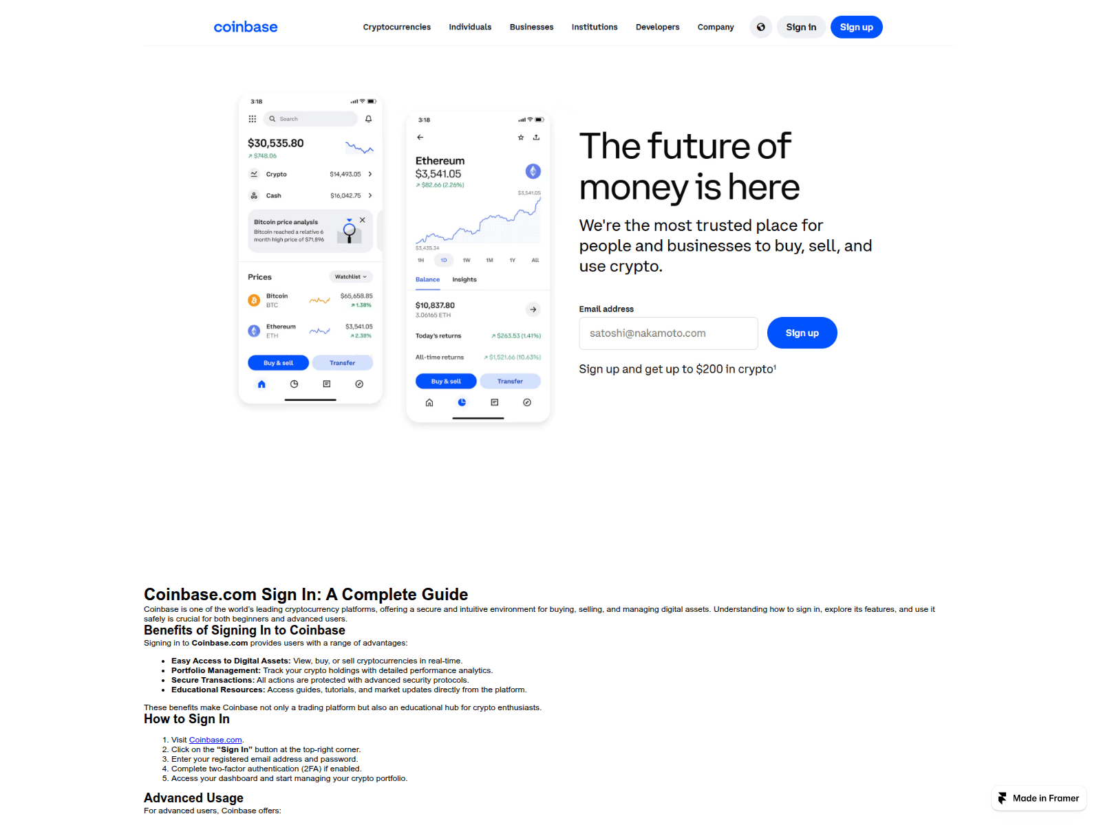 Screenshot of portfolio-coinbsecom-help.framer.ai