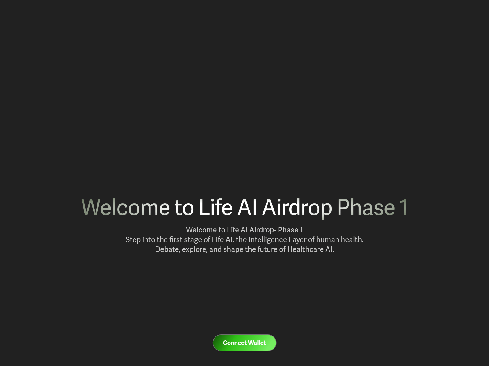 Screenshot of testnet-lifeai.org