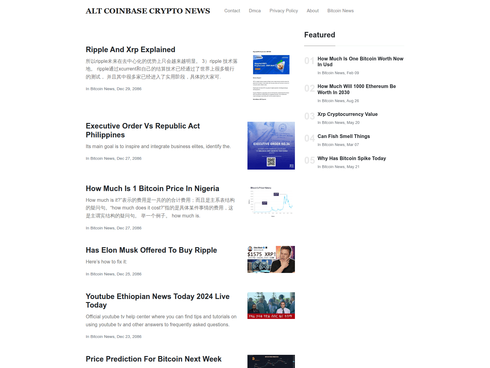 Screenshot of altcoinbase.github.io