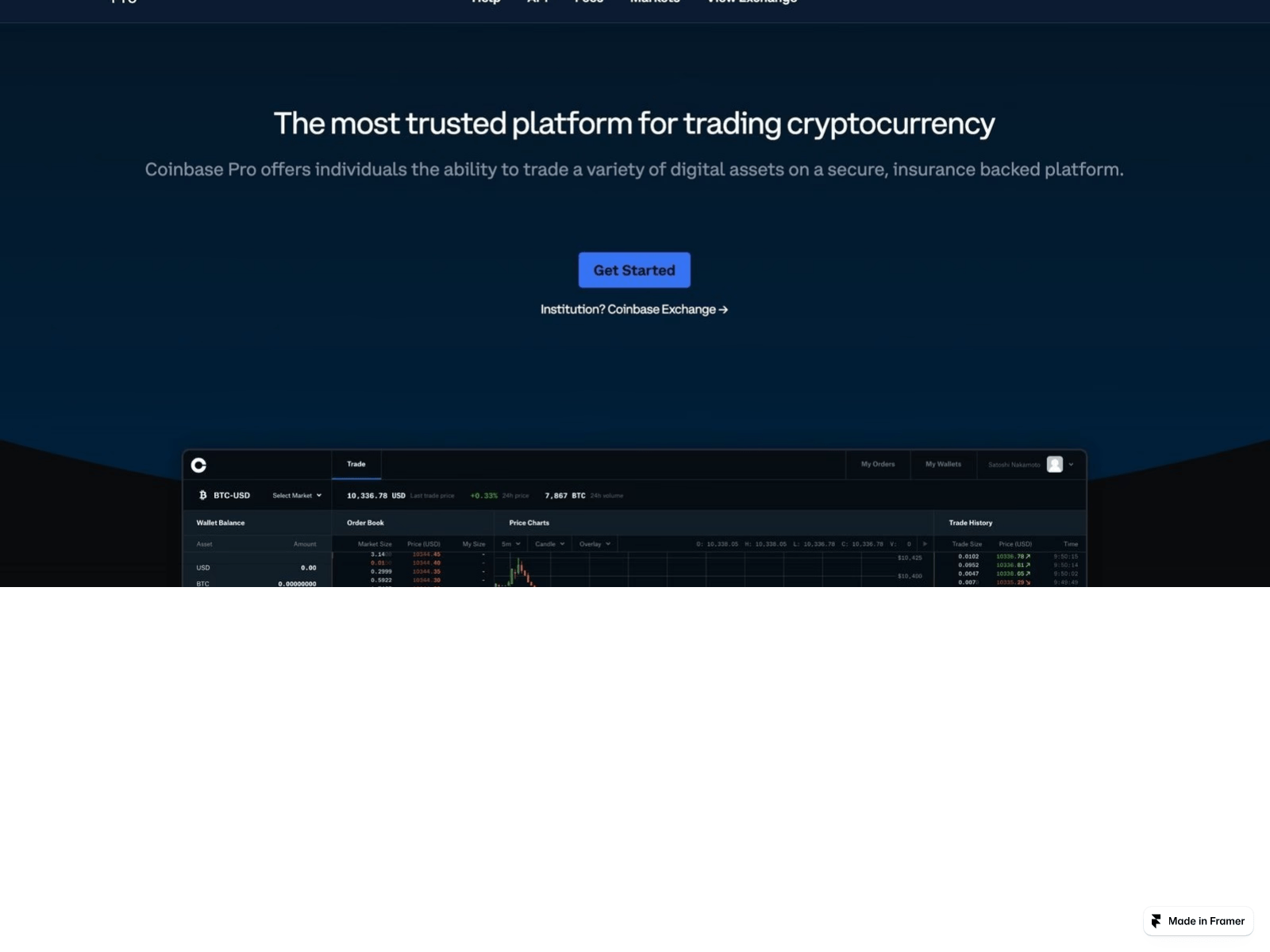 Screenshot of coinss-helppro.framer.ai