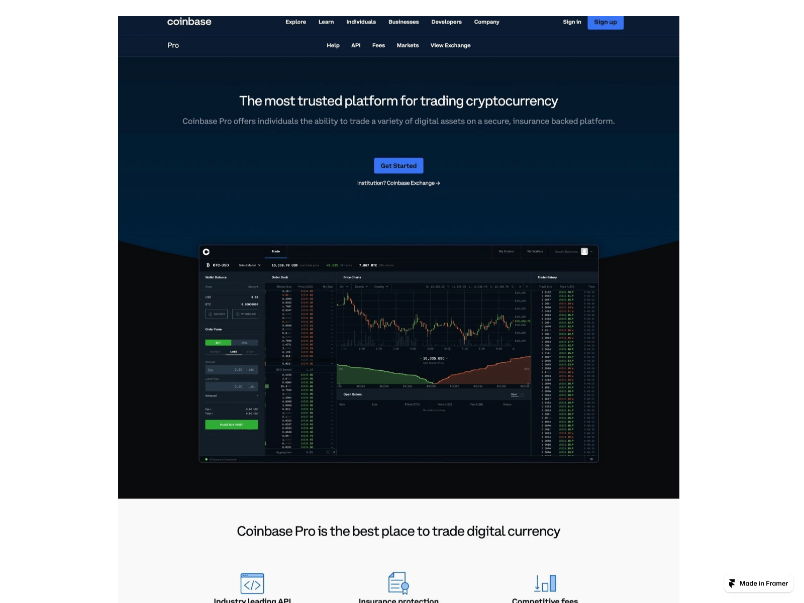 Screenshot of sso-coinhold-portal.framer.ai