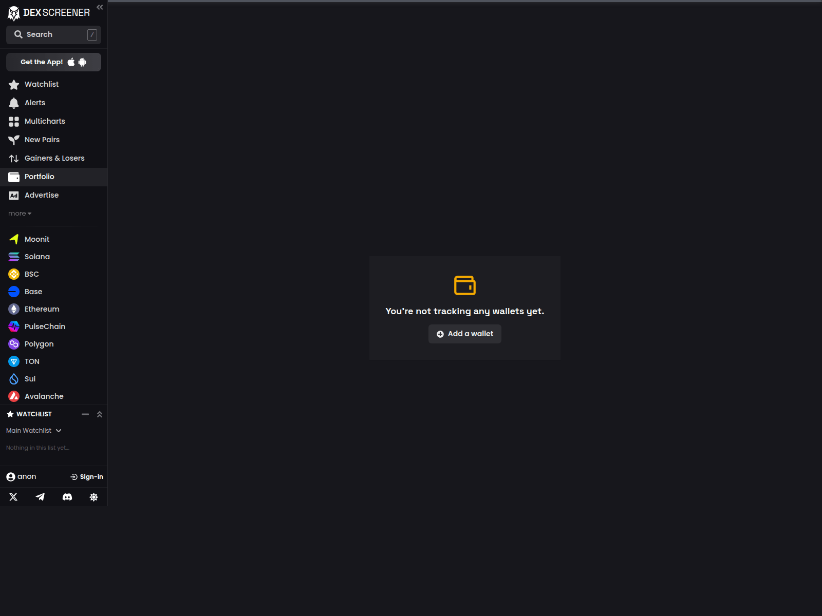 Screenshot of app.dexsrceener.run