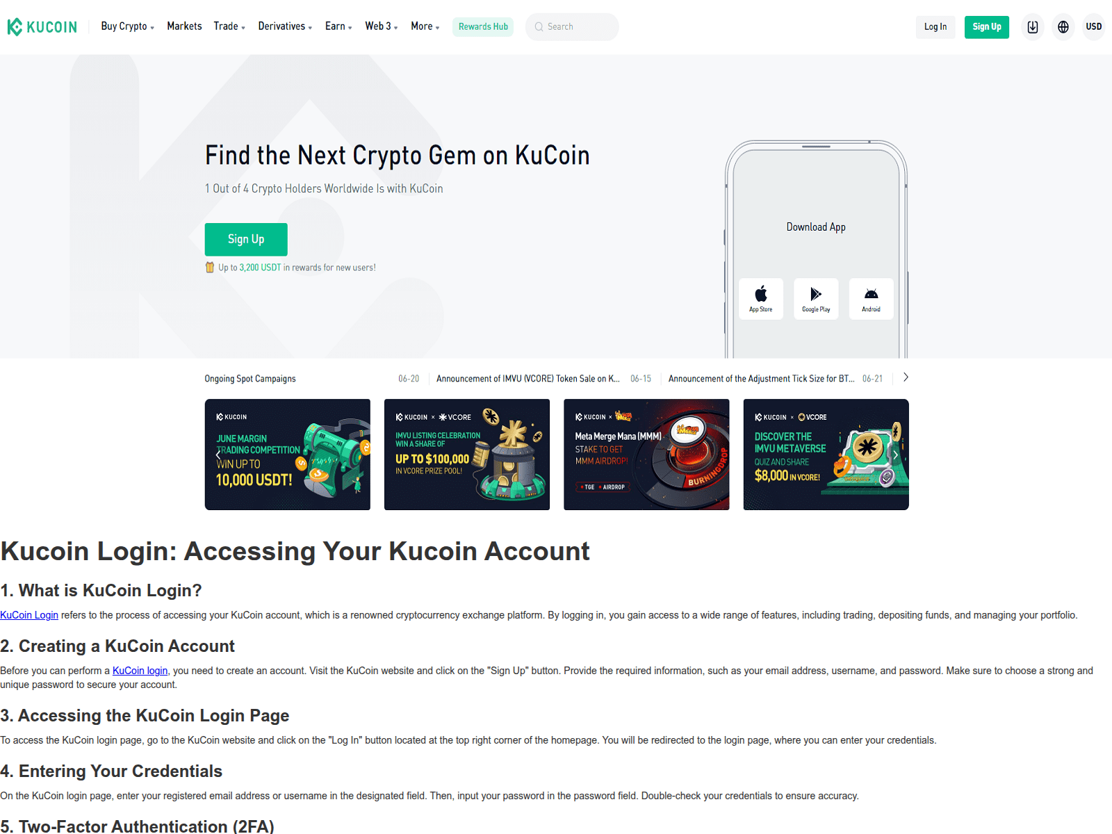 Screenshot of kucuinlogne.webflow.io