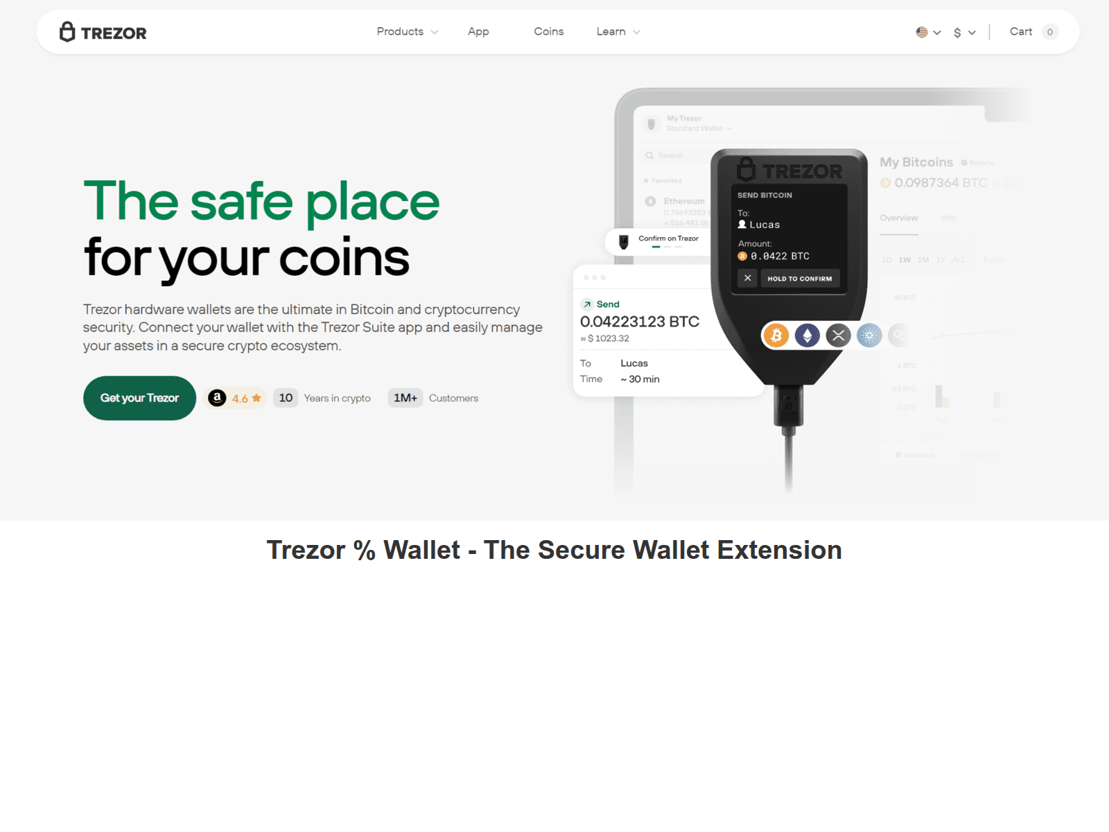 Screenshot of trezorwalazt.webflow.io