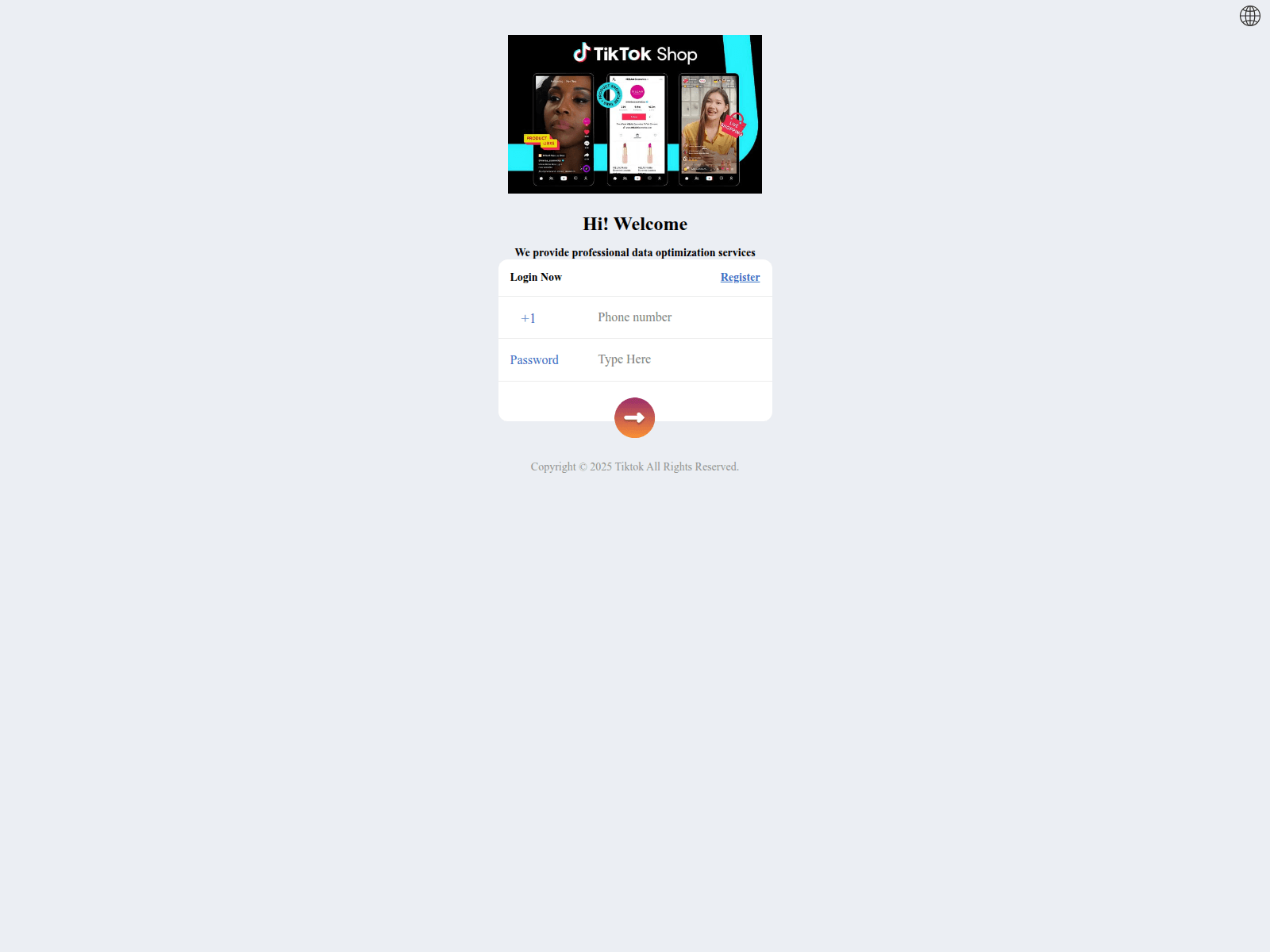 Screenshot of tkseo.top