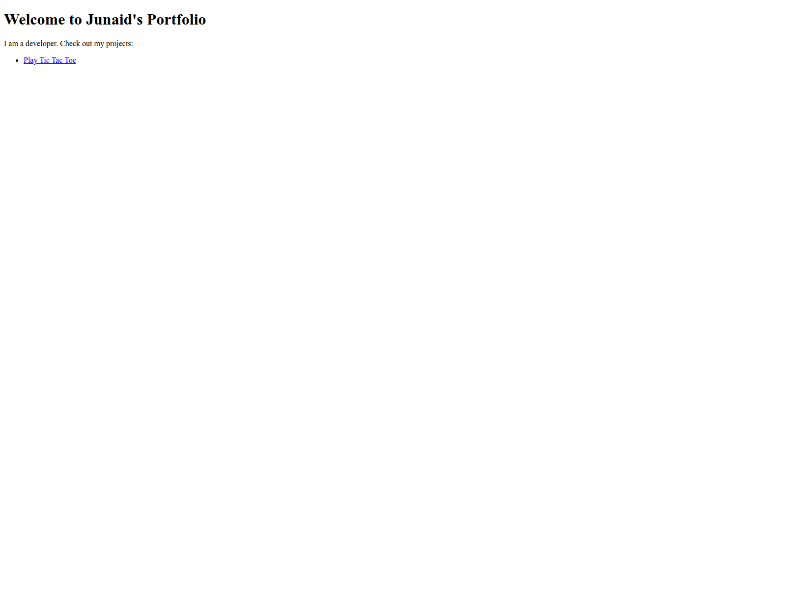 Screenshot of junaidusmani2468.github.io