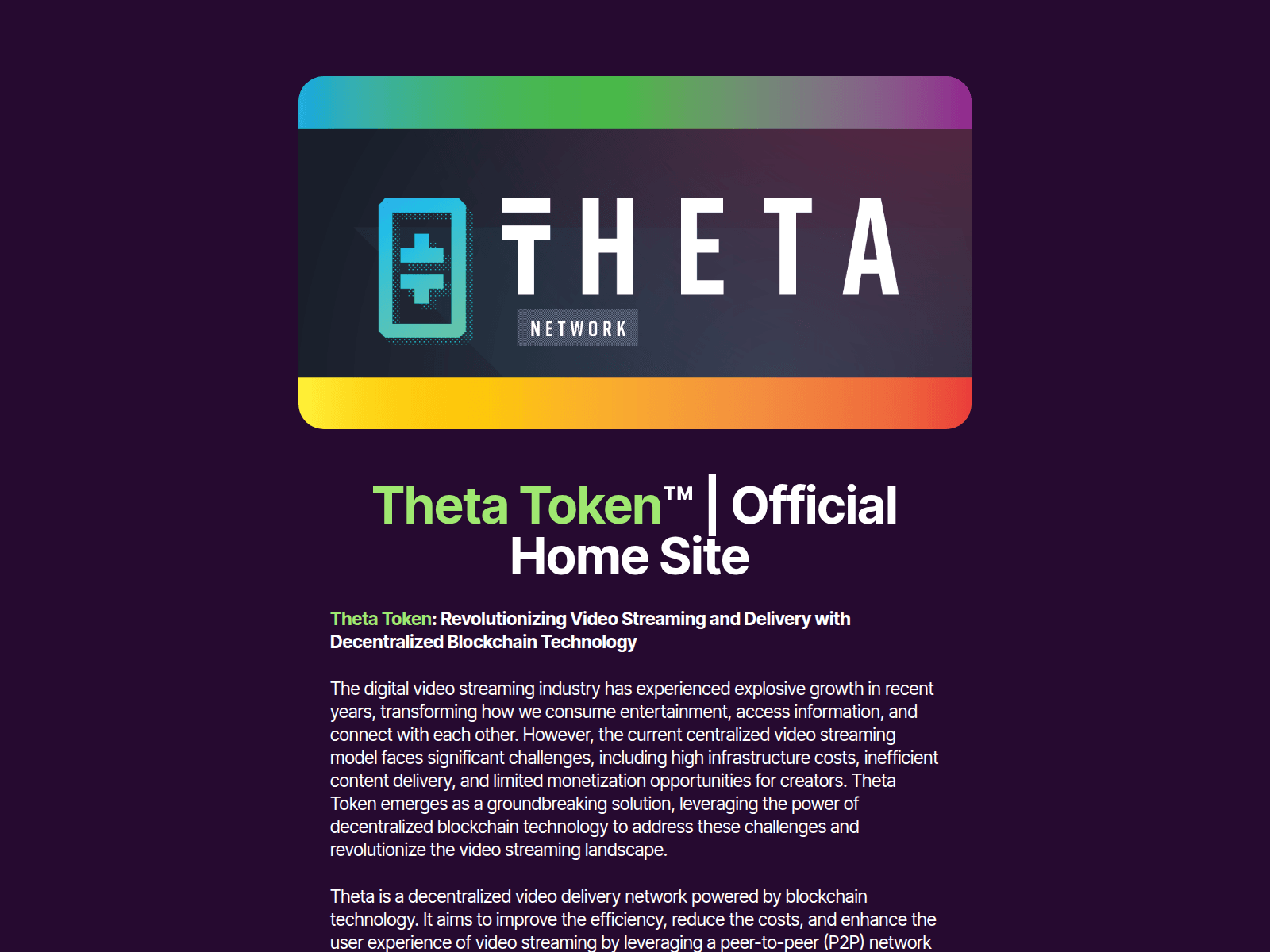 Screenshot of v2-theta-token.github.io