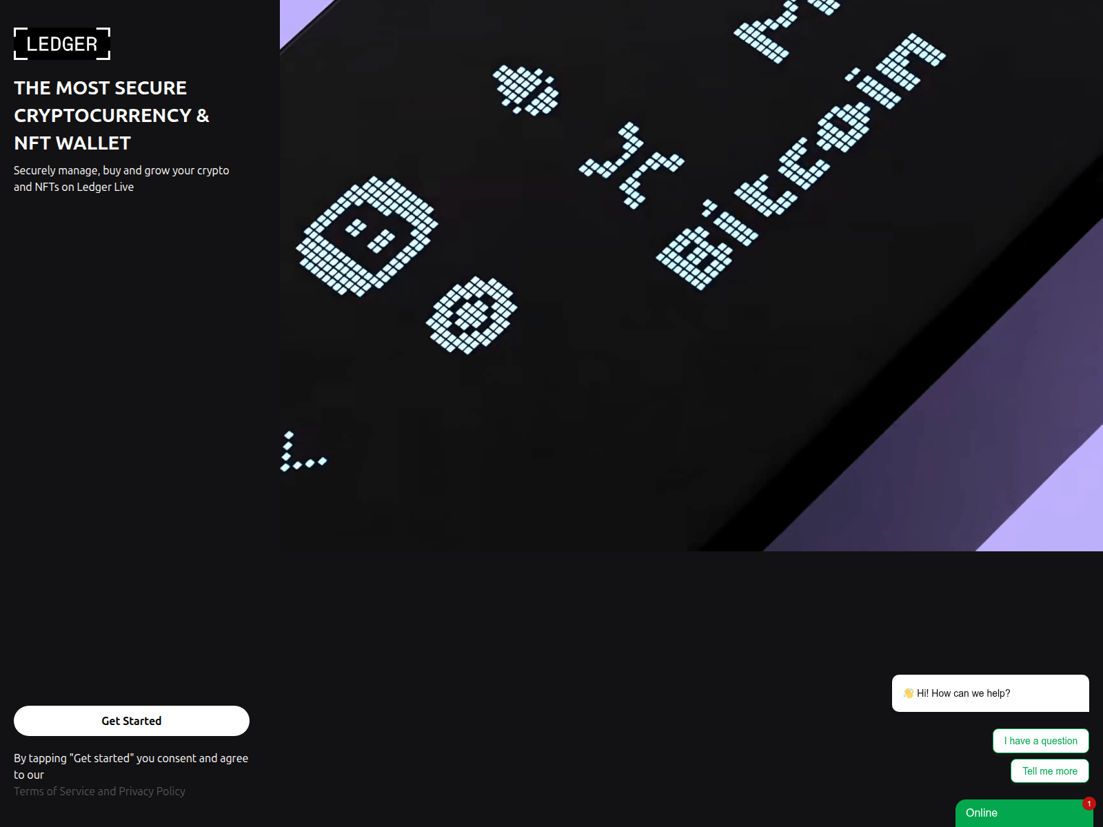Screenshot of en--ledgr-com-strt-us.created.app