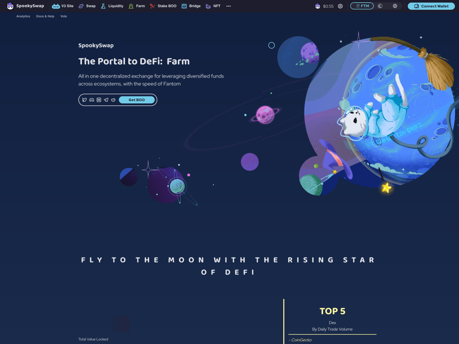 Screenshot of spookyshap.github.io