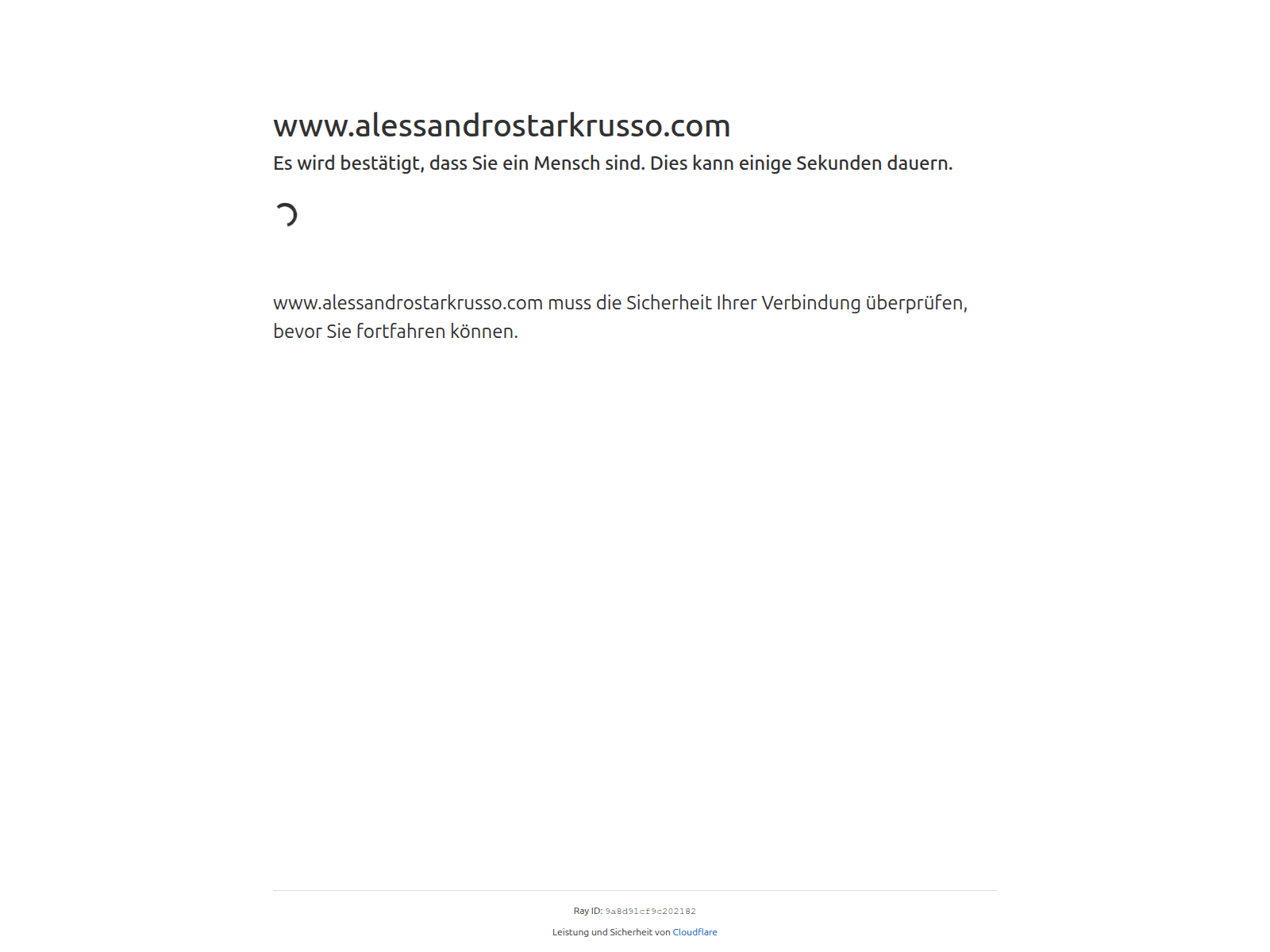 Screenshot of www.alessandrostarkrusso.com