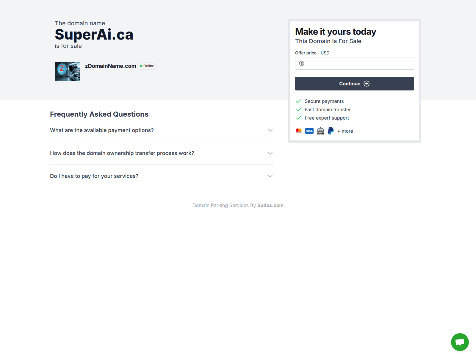 Screenshot of superai.ca
