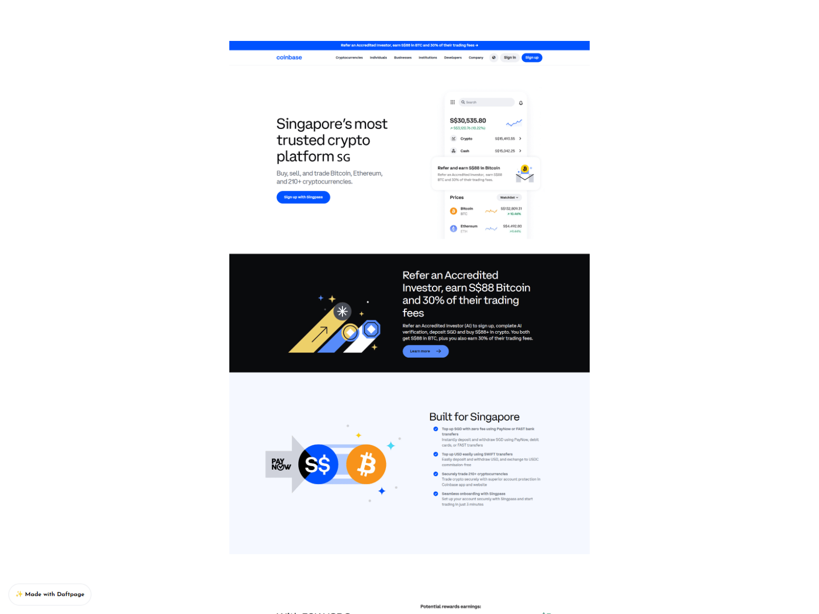 Screenshot of learn-coinbasehelp-doc.daftpage.com