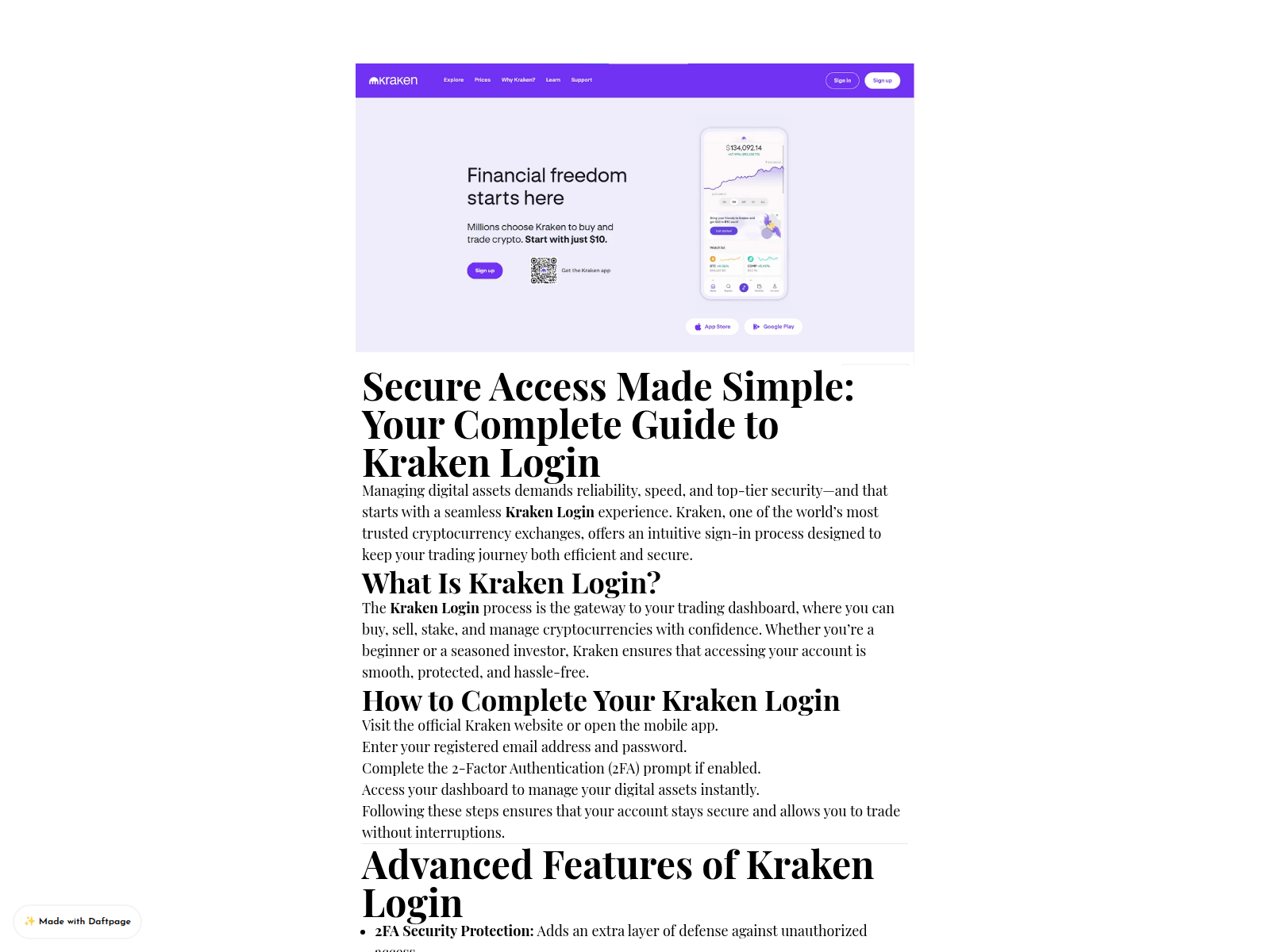Screenshot of welcome-kucoin-us-en.daftpage.com