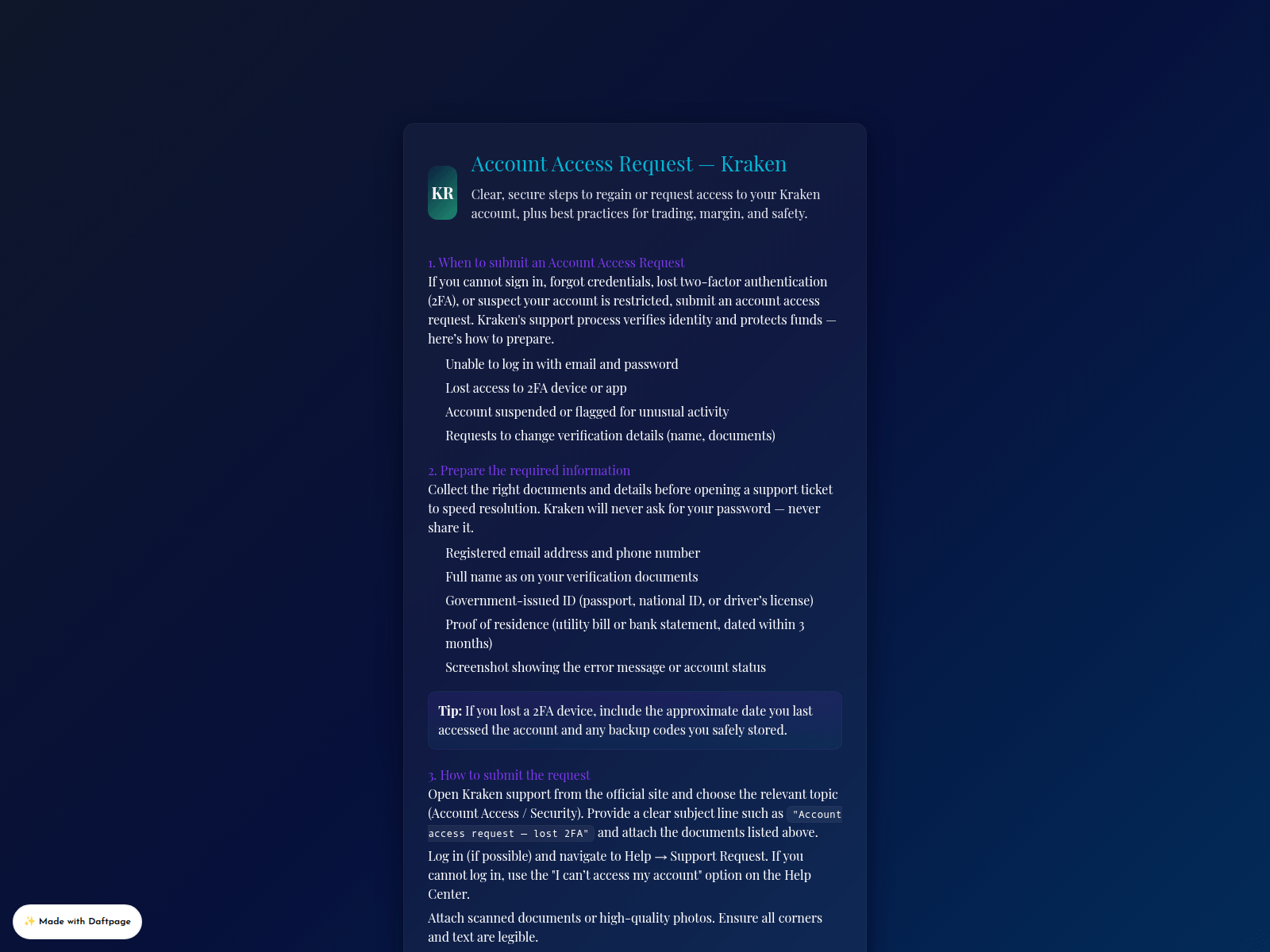 Screenshot of id-kraken-nhlqk.daftpage.com