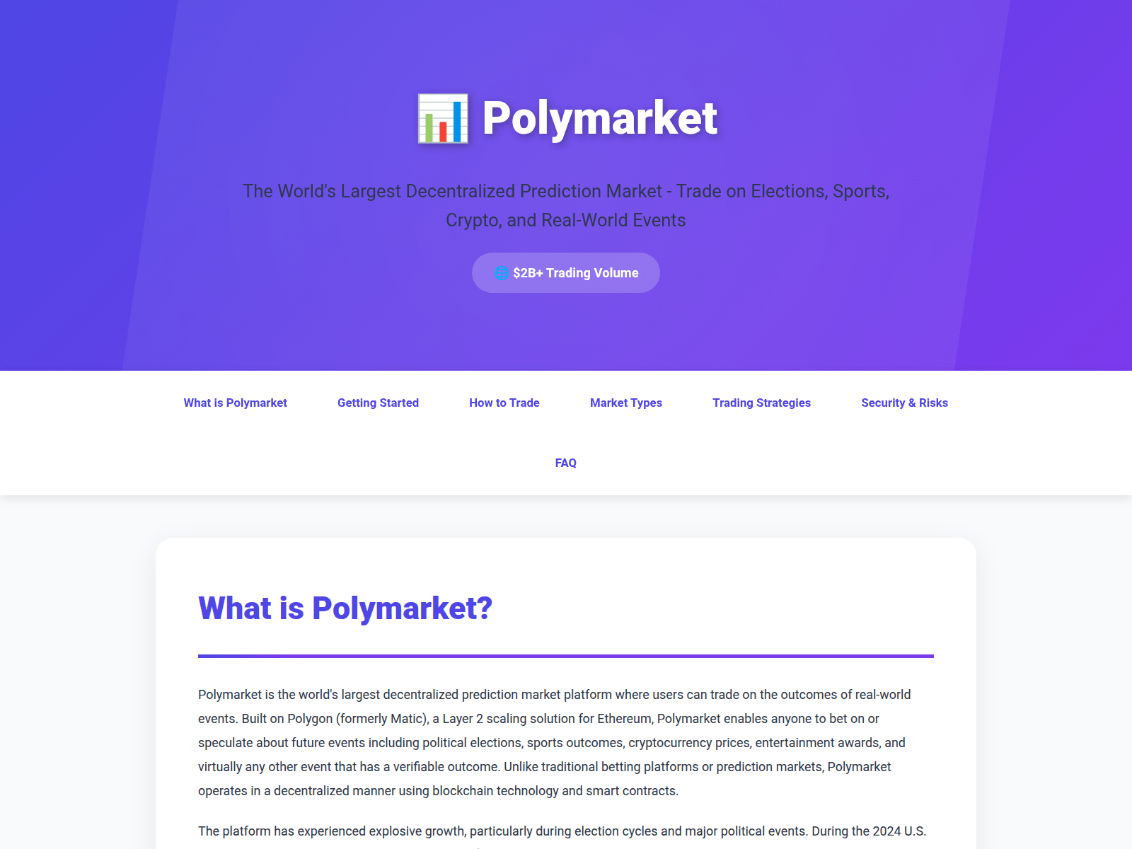 Screenshot of polymarkets.at