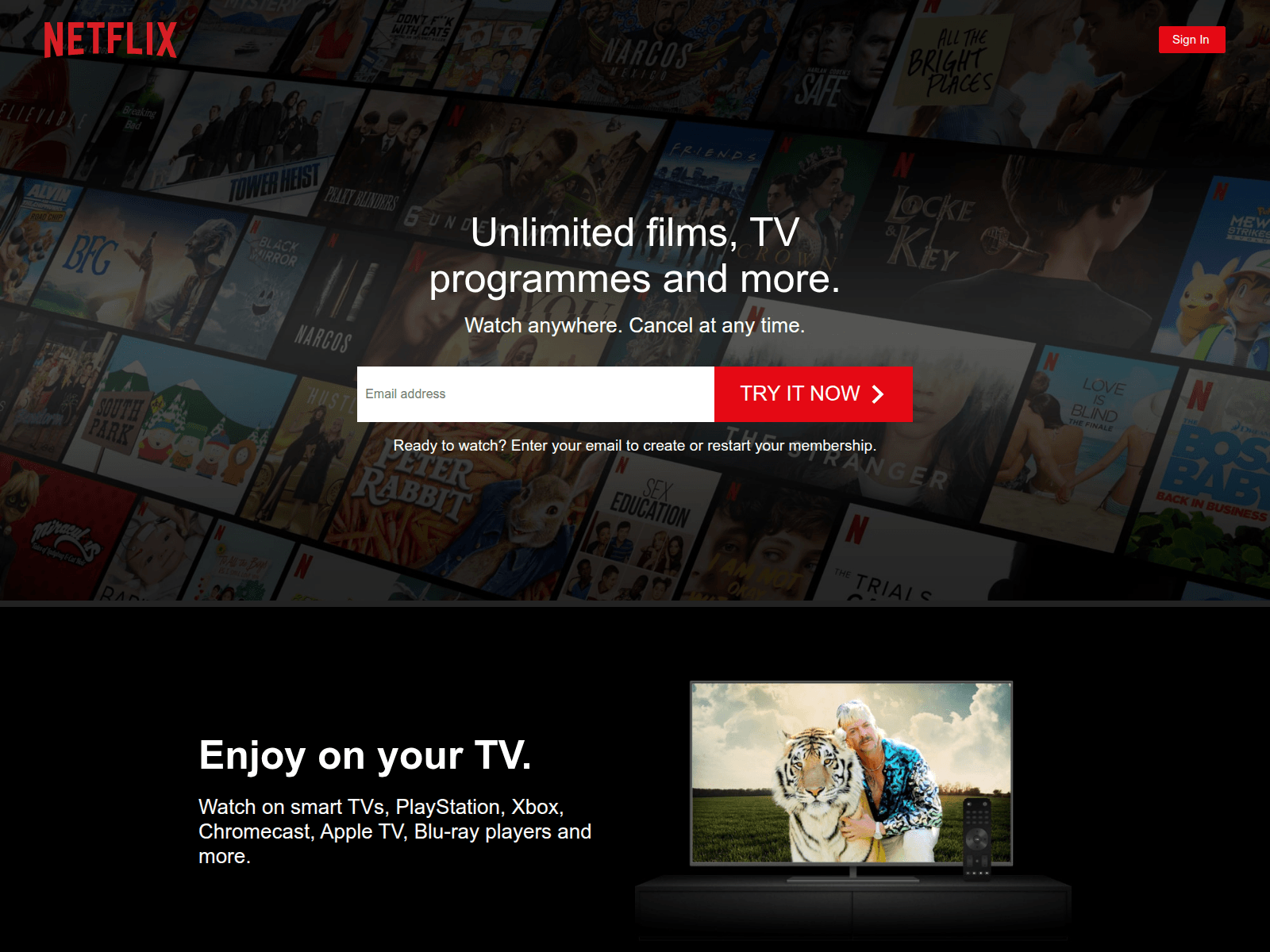 Screenshot of netflix-71f05.firebaseapp.com
