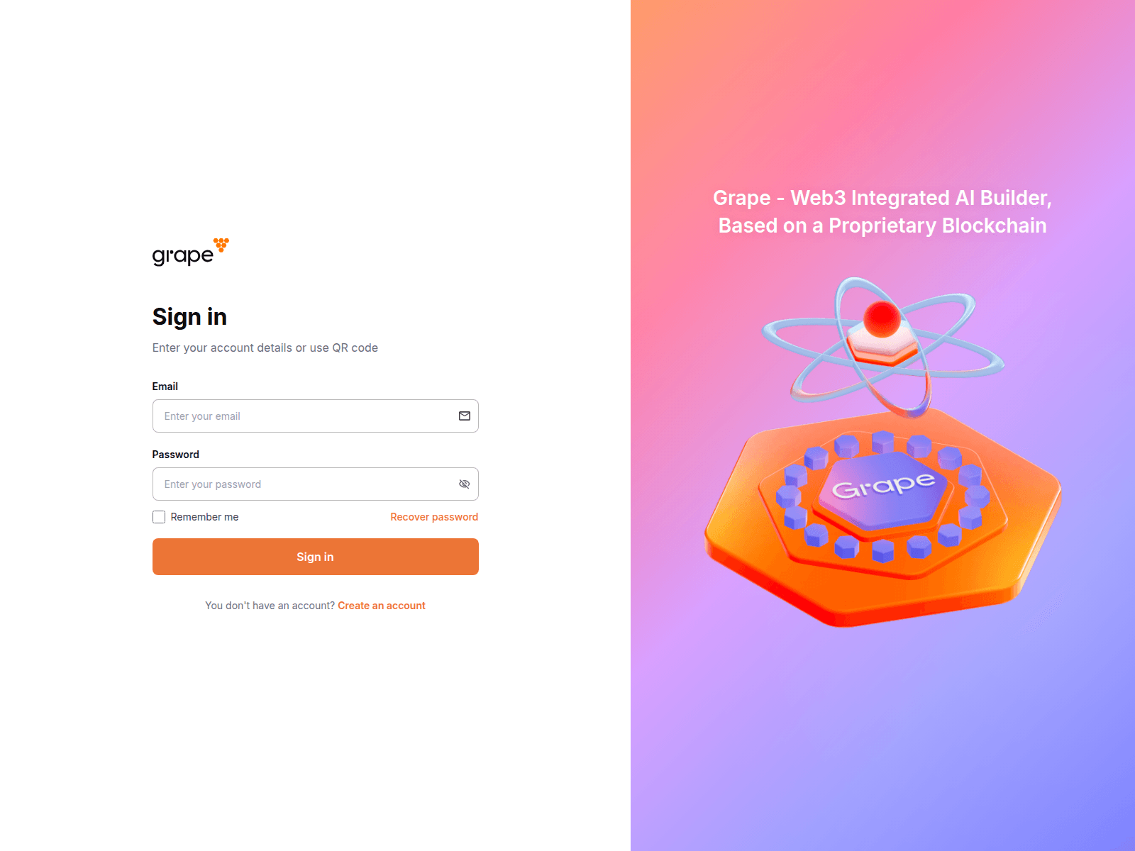 Screenshot of grapewallet.org