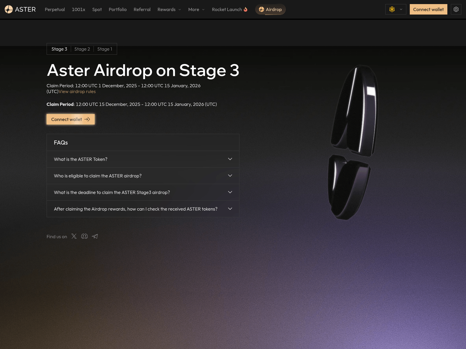 Screenshot of harvest-asterdex.com