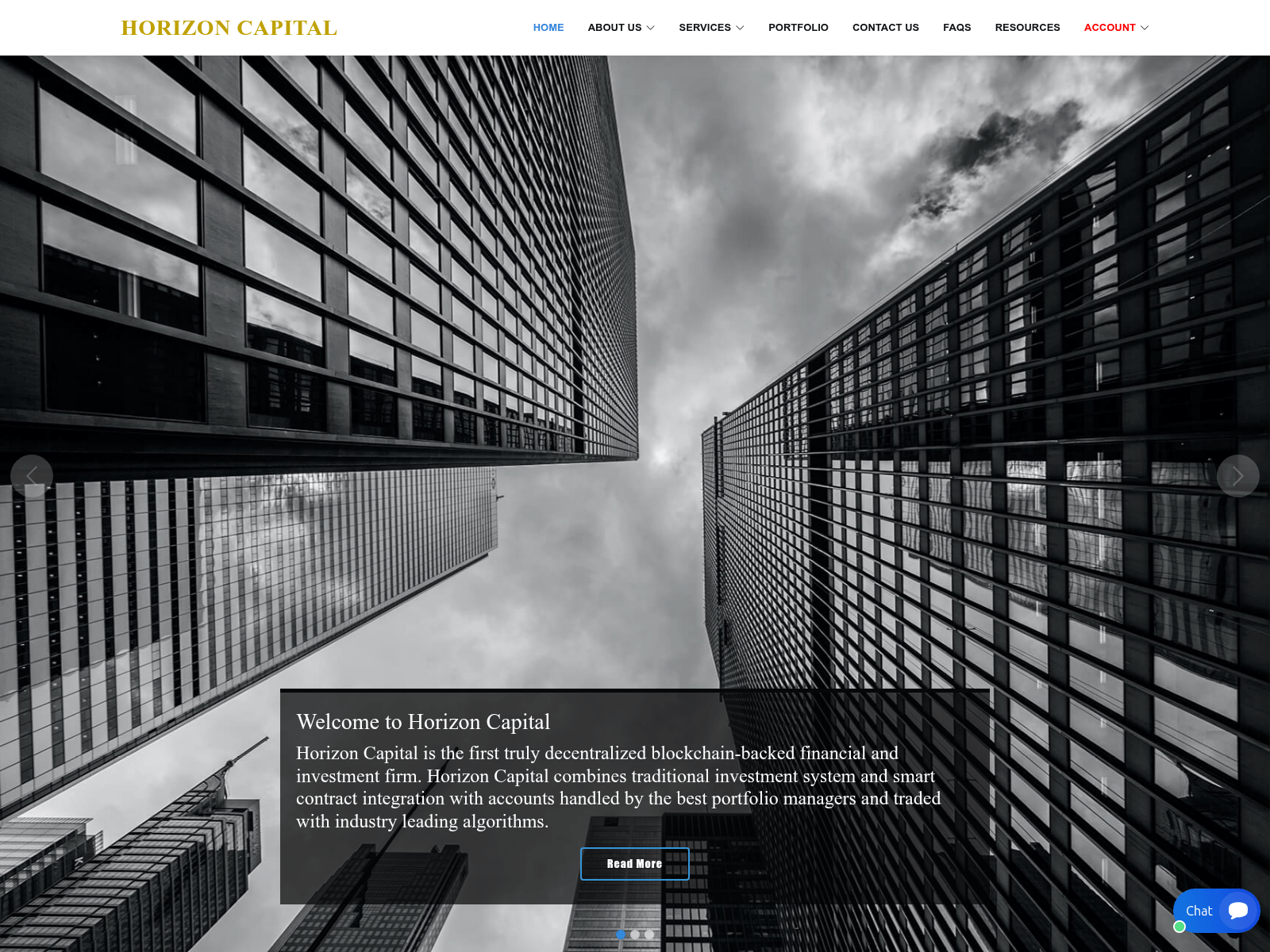 Screenshot of horizoncapitalhub.org
