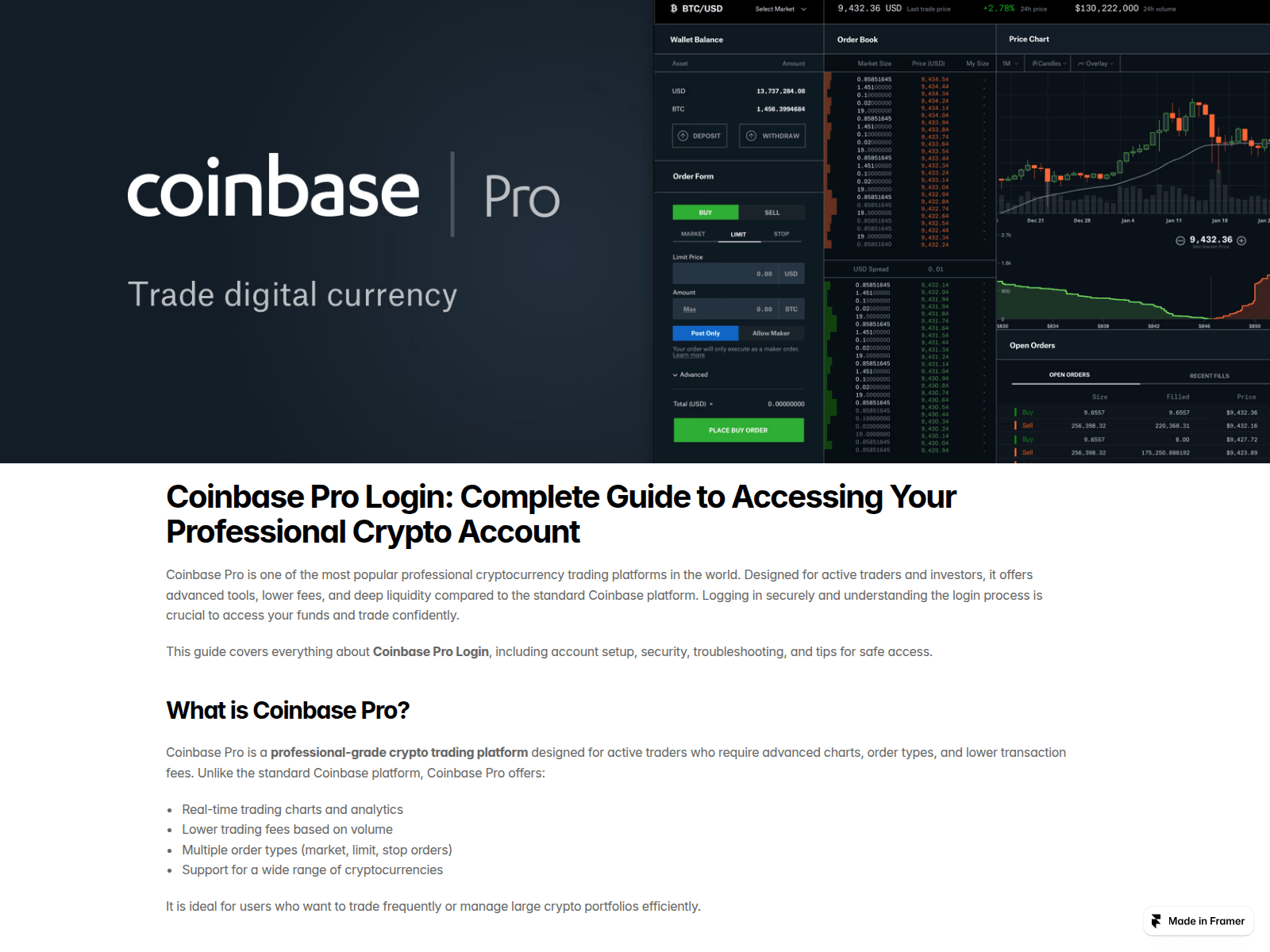 Screenshot of coinbaselogin.framer.ai