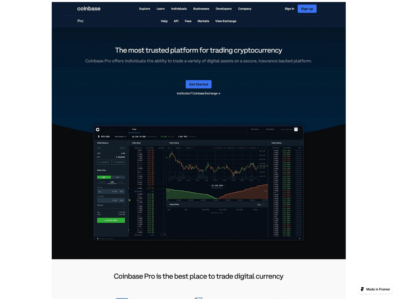 Screenshot of welcome-coinpro-x-cdn.framer.ai