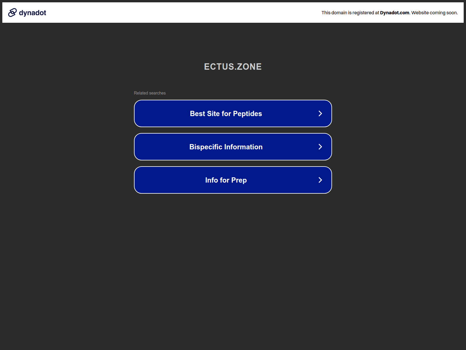 Screenshot of ectus.zone
