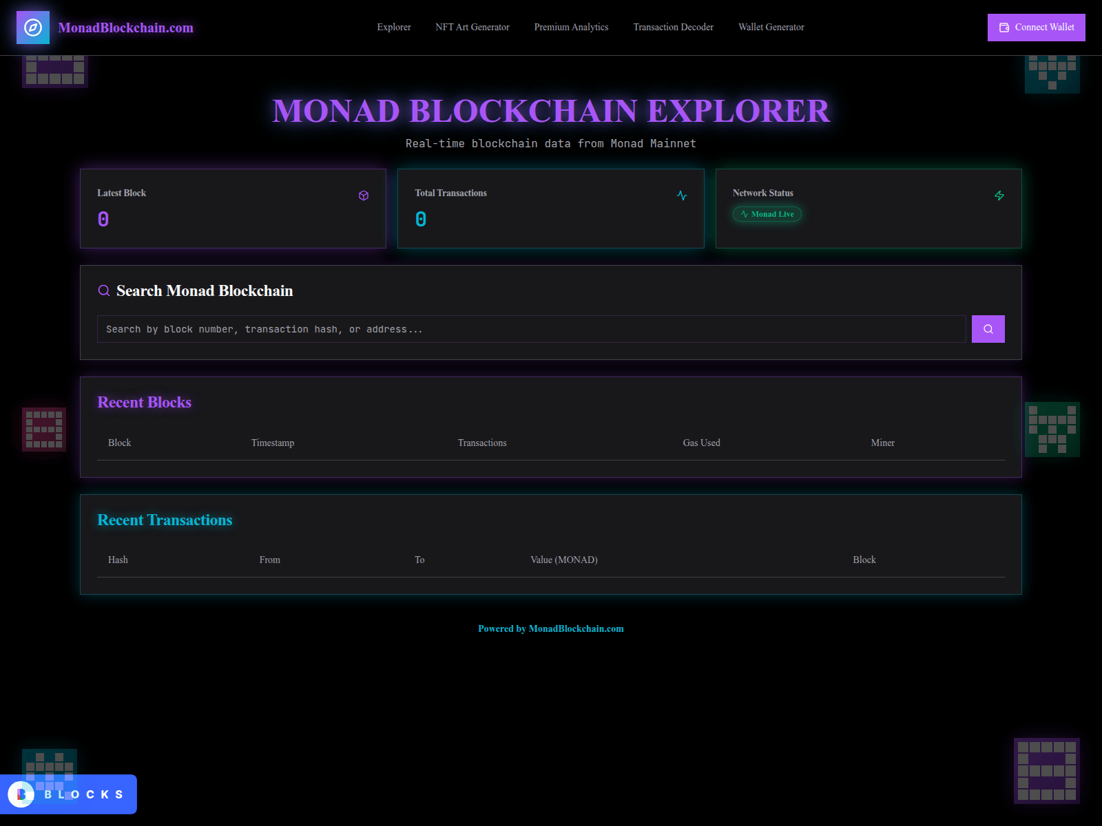 Screenshot of monadblockchain.pages.dev