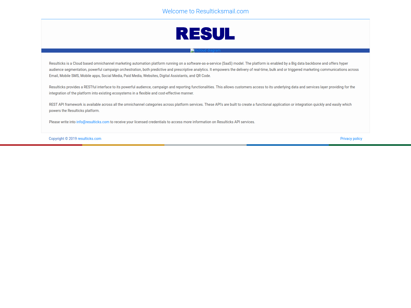 Screenshot of mail.resul.team