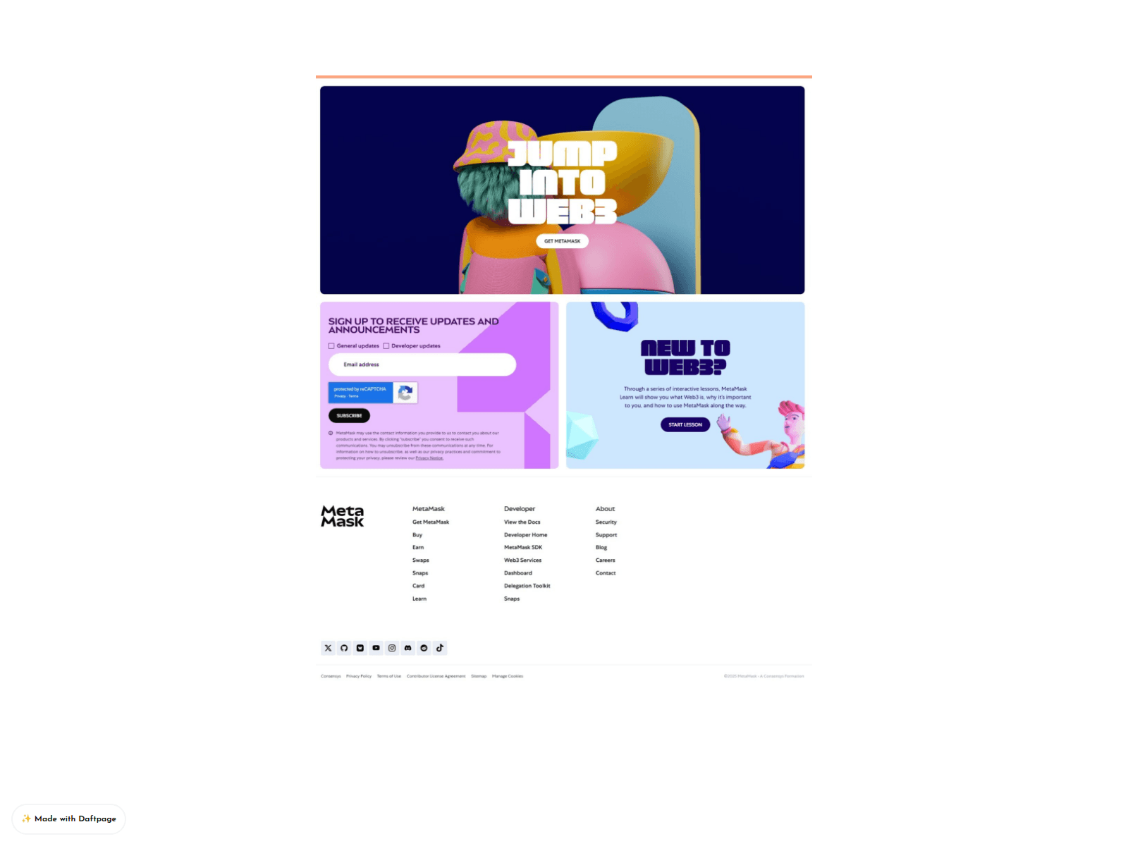 Screenshot of securely-metamask-help.daftpage.com