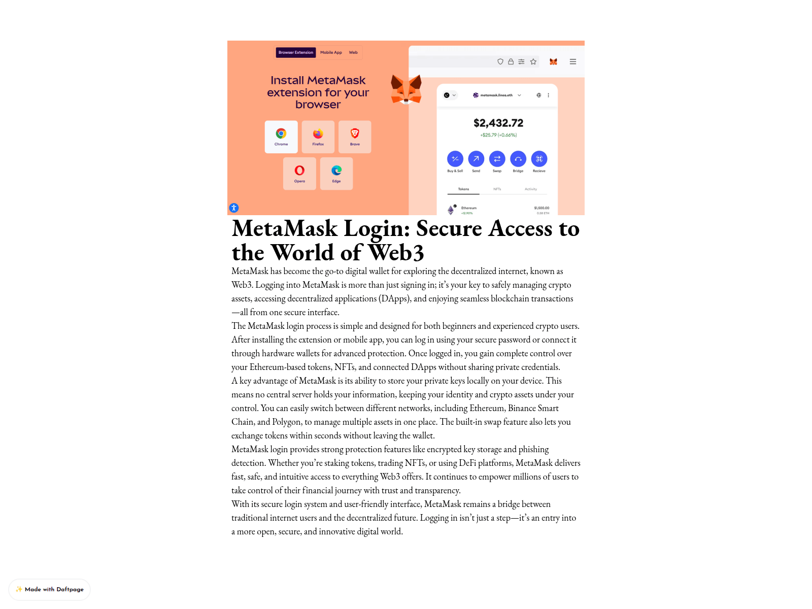 Screenshot of en-metamskhelp.daftpage.com