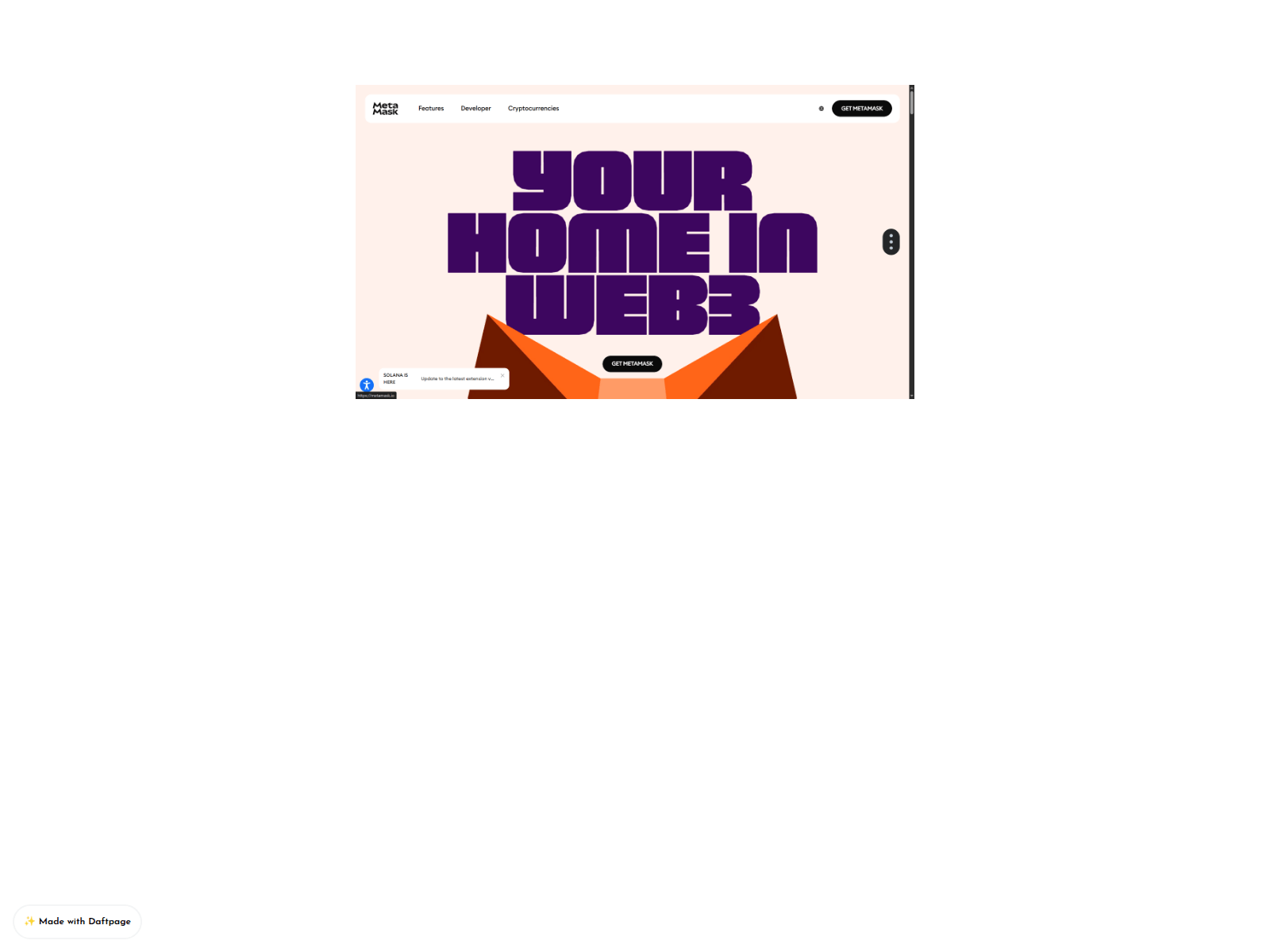 Screenshot of learn-metamssk-web-en.daftpage.com