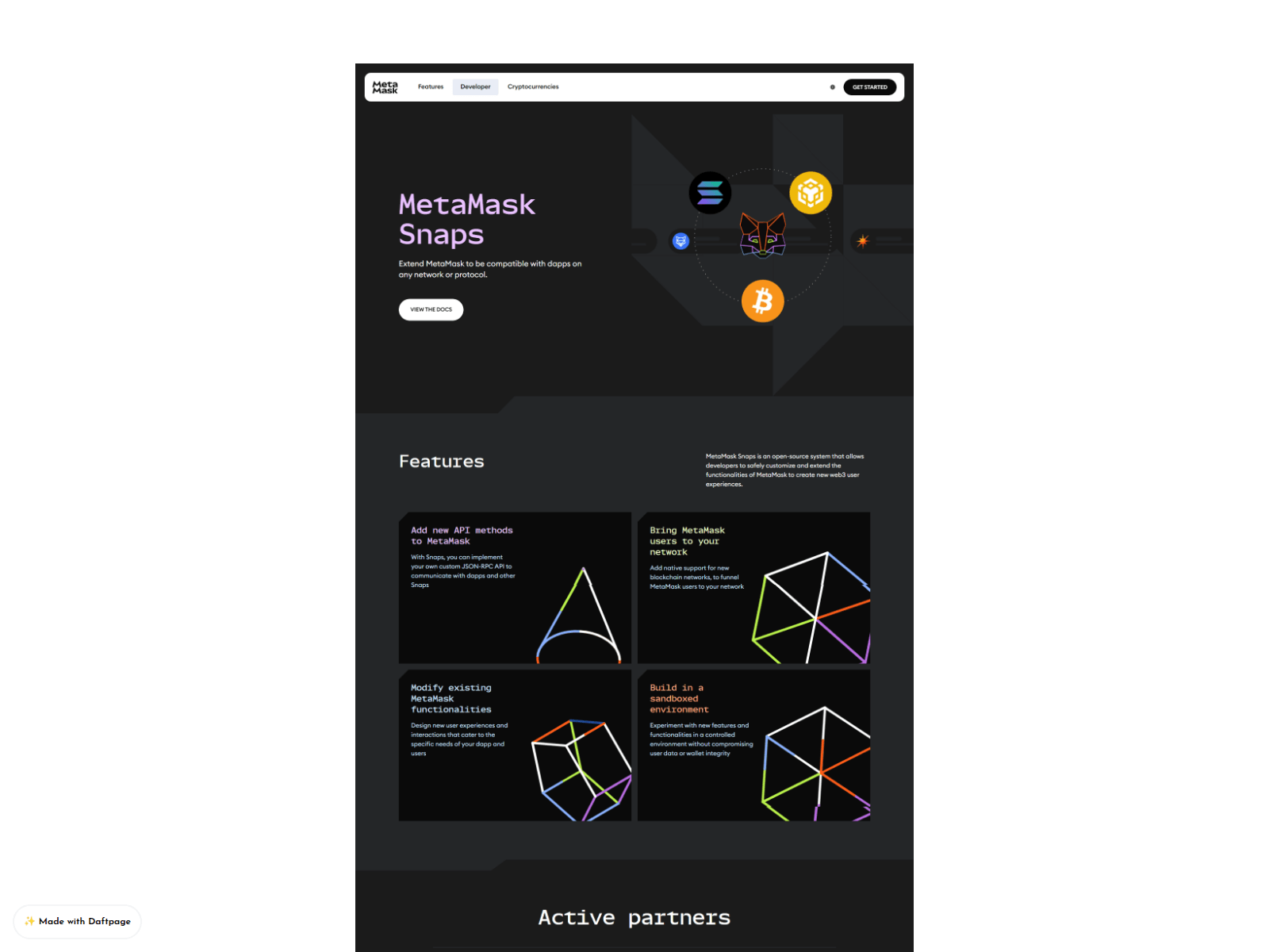 Screenshot of official-metamask.daftpage.com