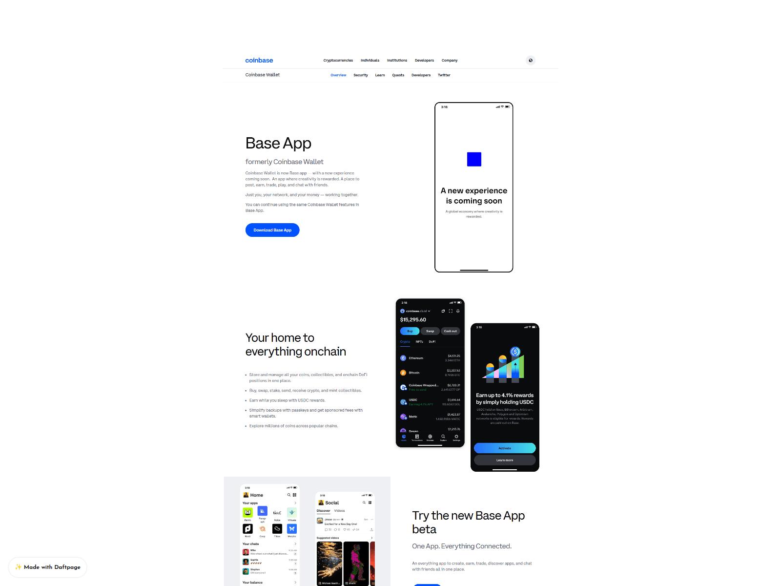 Screenshot of get-coin-base-chrome-extension.daftpage.com