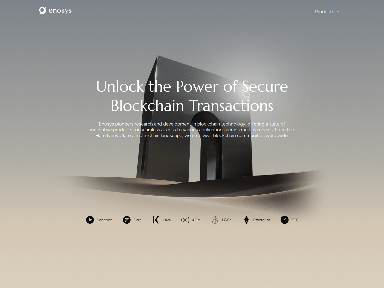 Screenshot of enosysglobal.io