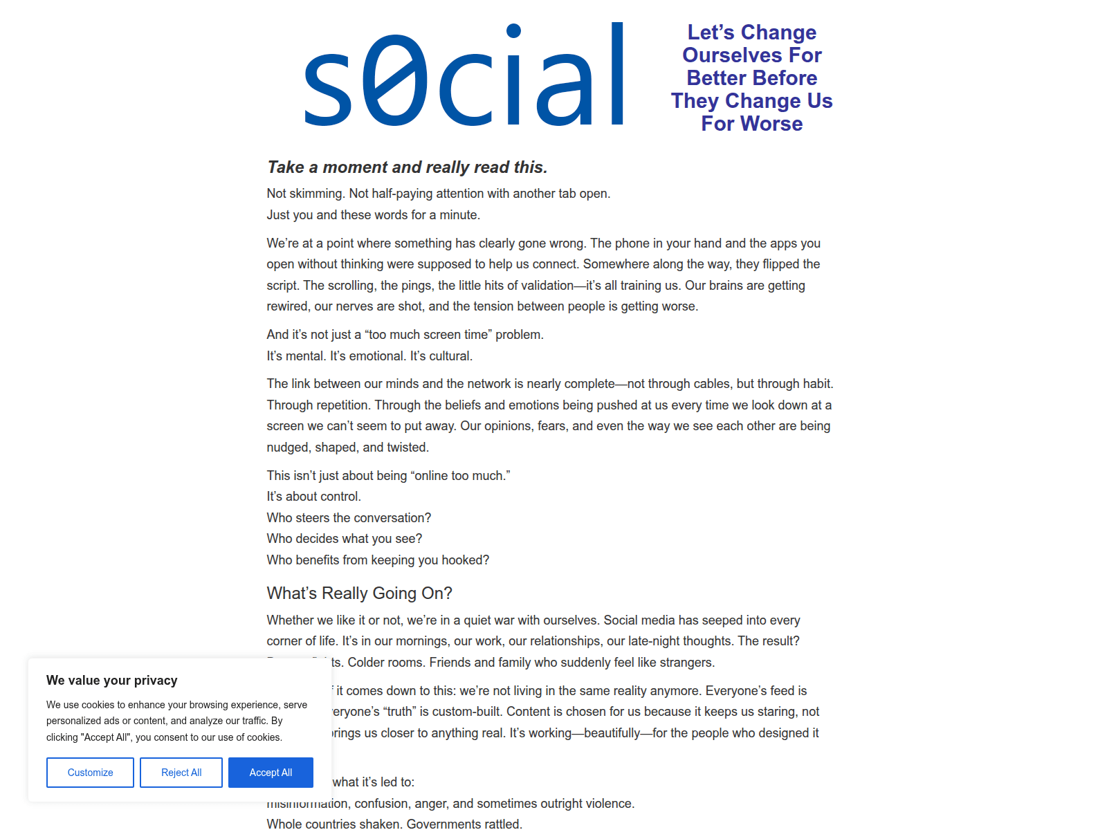 Screenshot of excavate.lol