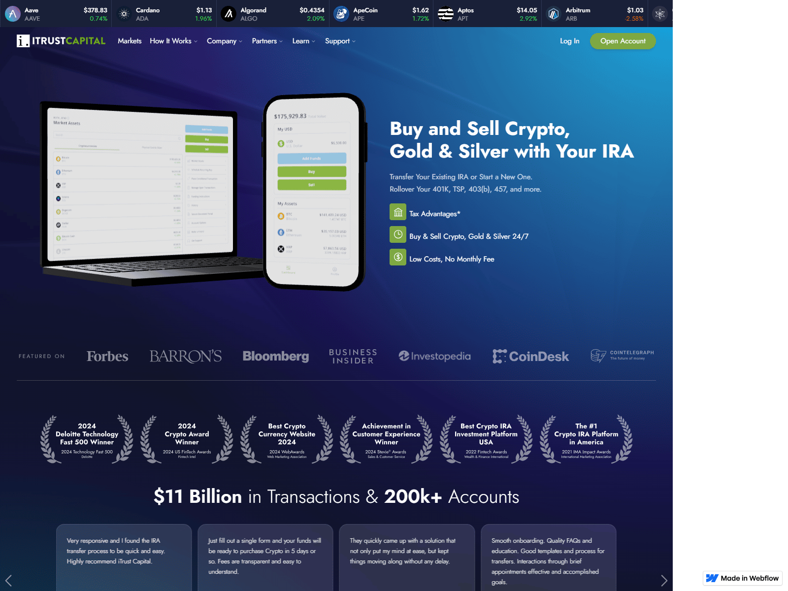 Screenshot of my--sso--itrustcapital-cdn--en--auths.webflow.io